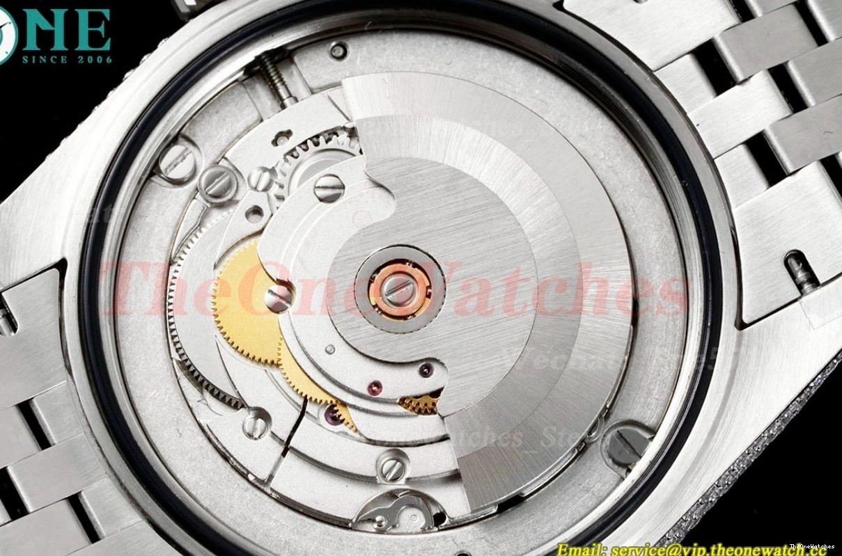 Diamonds A2824 SS GMF Datejust 41mm 904L SS Full Dia Stk 0223